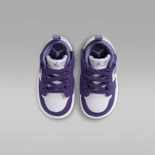 Jordan 1 Low Alt Baby/Toddler Shoes (Court Purple/White/Dusty Amethyst)4