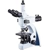 AmScope 40X-1000X Infinity-Corrected Blue-Band Fluorescence Microscope with LED Koehler Illumination and Quintuple Nosepiece
