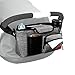 Bolso Organizador Carrito Bebe, Con 2 Portavasos Para Cochecito Para Toallitas HúMedas, PañAles, Juguetes, Se Utiliza Como Bolso de Mano, Ajuste Universal Para Todos Los Modelos De Buggy