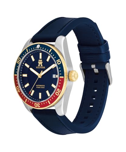 Image of Tommy Hilfiger Men's Automatic Watch with Silicone Strap