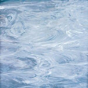 Spectrum Colonial Blue-white Stained Glass Sheet - 8" X 12" (.67sf)