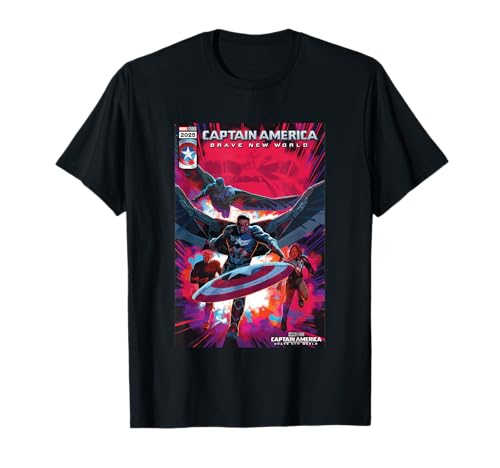 Marvel Captain America: Brave New World Epic Teamup Poster T-Shirt