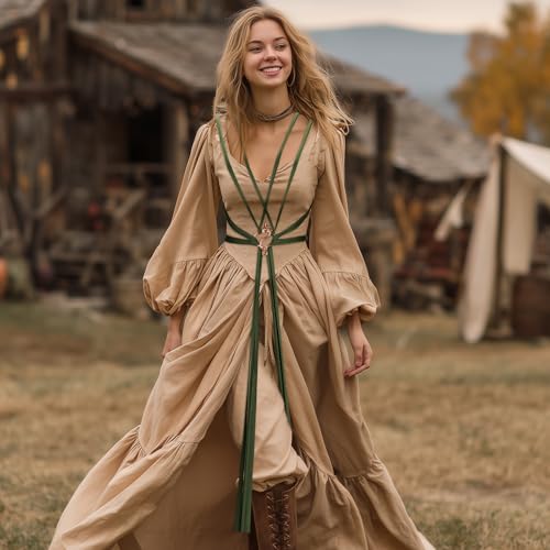 Viking Troll Cross Belt Extra Long Norse Rope Witch Belt Medieval Accessories Women2