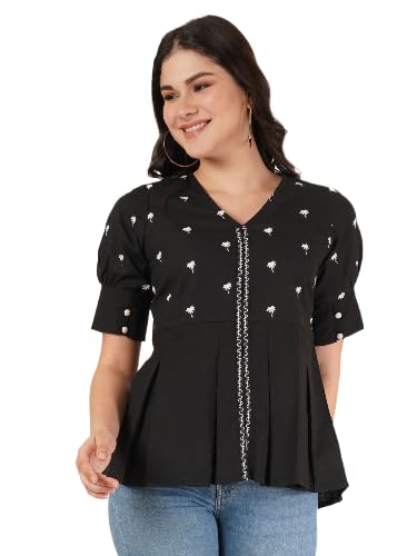 Women's Pure Cotton Embroidered Top-picture-38