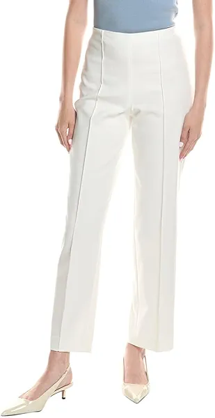 Anne Klein Women's High Rise Pull on Pintuck Trouser