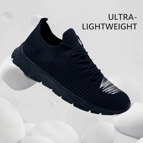 Image of Mens Running Shoes Fashion Sneakers Slip on Breathable Tennis Gym Sports Workout Walking Shoes Lightweight