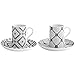Vista Alegre Calcada Portuguesa Coffee Cup and Saucer, Set of 4