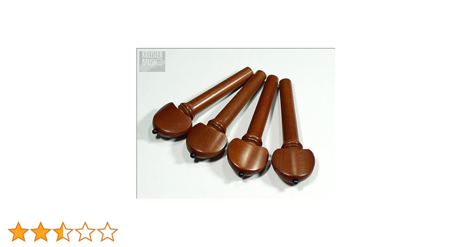 新品　Tempel テンペル　バイオリン4/4 ペグ　柘植 Otto Tempel オットーテンペル◇最高級フィッティングセット