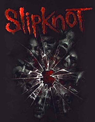 Slipknot T Shirt Shattered Band Gray Chapter logo