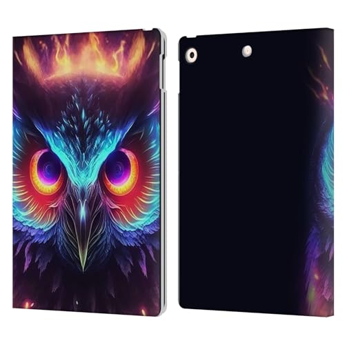 Housse iPad 10.2 Wumples Hibou en cuir avec support pour regarder vos séries partout