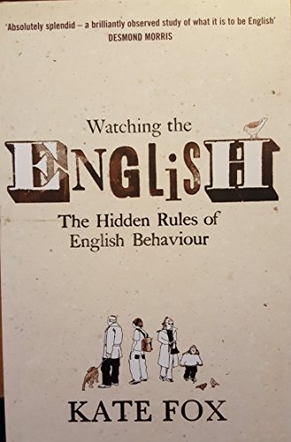 Watching the English 0340834455 Book Cover