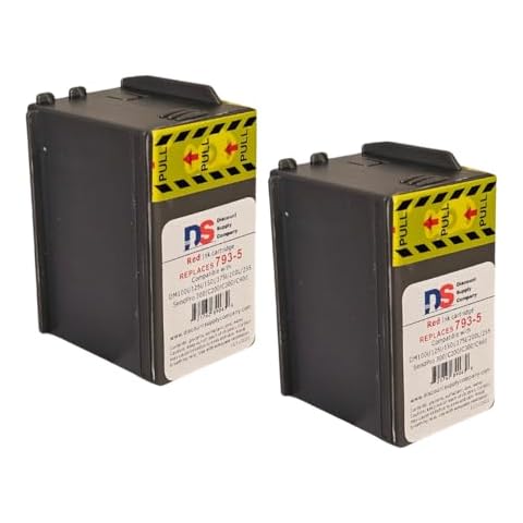 Discount Supply Company 2-Pack Compatibe 793-5 Red Ink Cartridge for P700, DM100i, DM125i, DM150i, DM175i, DM200L, DM225 Postage Meters Cover