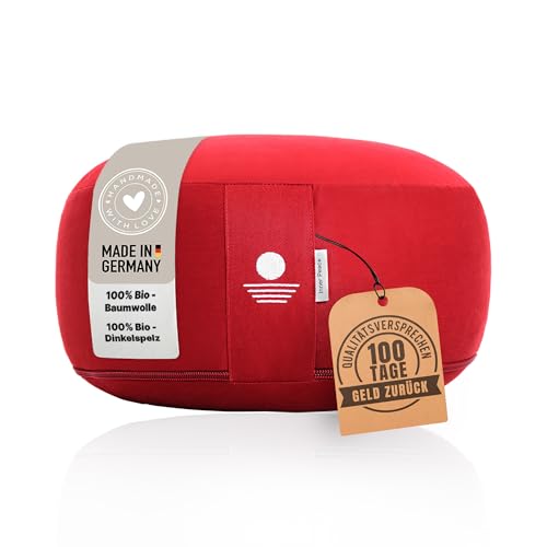 Inner Peace Meditationskissen Yogakissen - Waschbarer Bezug aus...