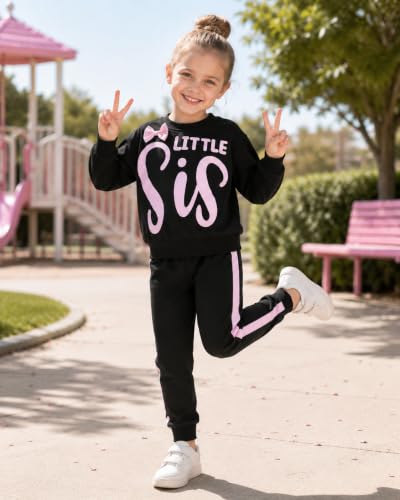 Image of Girls 2 Piece Outfits Toddler Girls Leopard Print T-Shirt and Leggings Set School Outfits Girl Clothes Fall Sets
