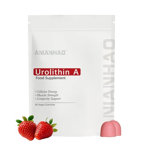 Longevity Urolithin A Supplement Urolithin A 500MG Mitochondrial Support Longevity & Muscle Energy- Support for Healthy Aging and Cellular Renewal - Mitoceutical for Muscle Support 60 Gummies