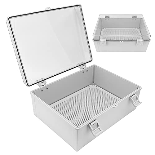 Boîte de distribution d'installation murale IP66 boîtier plastique transparent 15,7x11,8x6,7