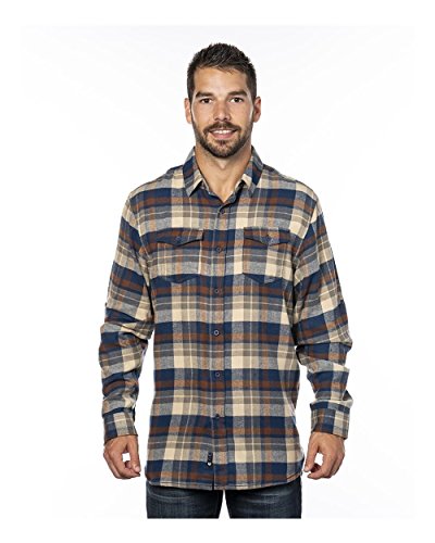Burnside Men's 8210 Yarn-Dyed Long Sleeve Flannel Shirt