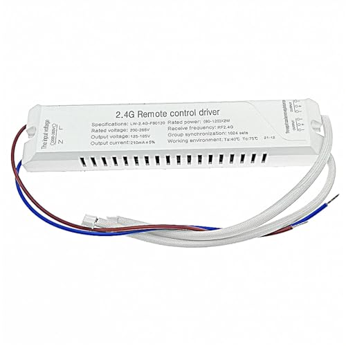 Driver LED 210mA regulable y transformador para lámpara techo A-40-60x2W 6