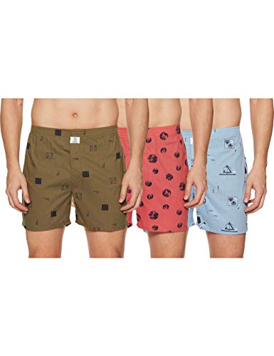 Image of Longies Men's Cotton Boxer Shorts (Pack of 1)