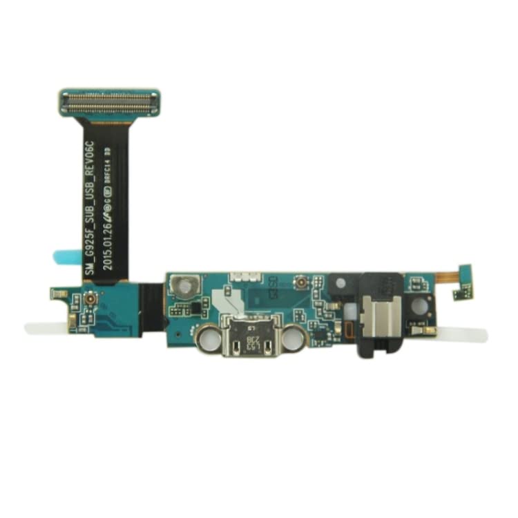 Puerto de carga para Galaxy S6 Edge cable flexible conector de energia G925F