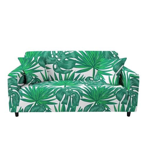Housse de canapé extensible 4 places lavable antidérapante imprimé B2