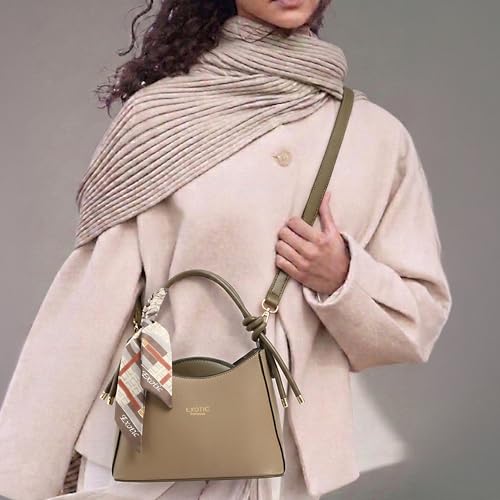 Image of EXOTIC Elara Knot Hobo Shoulder Bag for Women | Textured PU Leather | Detachable Sling Strap | Stylish Everyday Purse