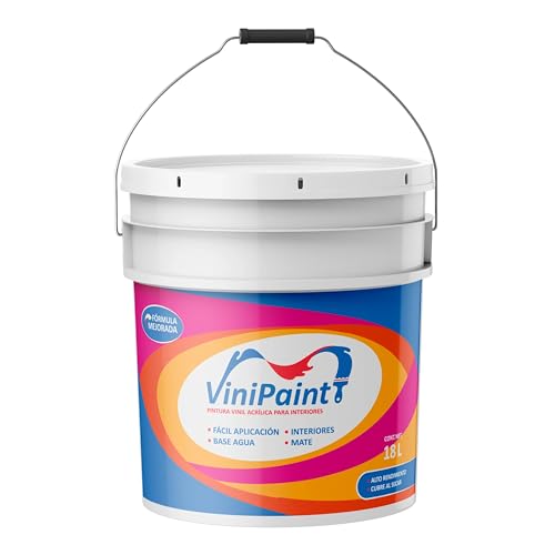 Medición Y Pintura, Video On Demand Pintura Vinilica Interiores ViniPaint 18 Litros Blanca