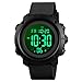 Produktbild L LAVAREDO Uhr Herren, Sport Outdoor Digital Uhren für Männer mit Wecker/Kalender/LED-Licht/Countdown/Stoppuhr 5ATM wasserdichte Silikon Armband Armbanduhr, Multifunktion Herrenuhr