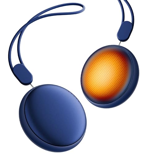 COZOME Handwärmer Elektrisch,4000 mAh 2er Pack Taschenwärmer Wiederverwendbar, Akku Handwärmer USB C, 5 Stufen Heizung bis zu 55°C, Geschenk für Männer und Frauen, Skifahren, Camping