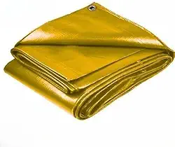 Lona Polietileno 3x2 Forte Leve E Grossa 300 Micras Multiuso Impermeável (Amarelo)