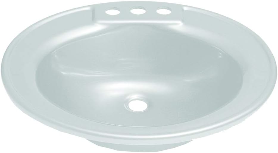 Lippert Replacement Oval Lavatory Sink for RVs, Manufactured Homes, Travel Trailers, 5th Wheels and Motorhomes