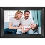 Digital Picture Frame 10.1 Inch WiFi Touch Screen Digital Photo Frame Slideshow, IPS HD Display Digital Frame 16GB Storage, Share Photos and Videos via Uhale App Gifts for Women Men Birthday Family