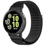 ZOCOVIN 20mm Nylon Armband Kompatibel mit Garmin Vivoactive 6/Vivoactive 5/Venu Sq 2, Verstellbares Soft Sport Trail Loop Ersatzarmband für Garmin Forerunner 55/165/245 Damen Herren