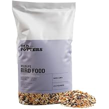 Old Potters Wild Bird Seed Blend Non-GMO, Natural Mix with Millet, Milo, Sunflower, Corn & Wheat Attracts Ground-Feeding Birds 25 lb 25 lbs