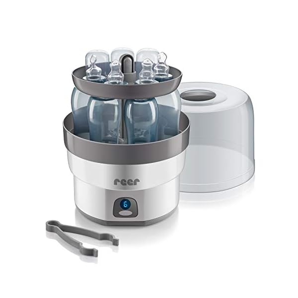 Reer VapoMax großer Vaporisator, Platz für 6 Fläschchen und Zubehör, ‎Weiß/anthrazit, 1 Stück (1er Pack)