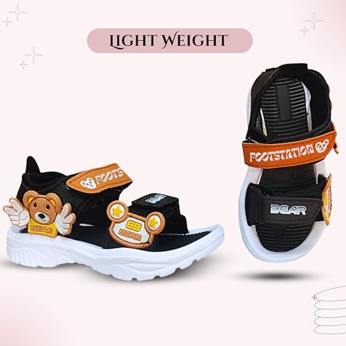 Image of Bear Kids Sandals, Attractive Colors And soft Sole, welcro Closure (Age 1 to 6 Years)