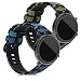 Produktbild kwmobile Armband kompatibel mit Xiaomi Huami Amazfit GTR (47mm) / GTR 2-2X Silikon Fitnesstracker Sportarmband - Camouflage Schwarz Hellgrün Dunkelgrün