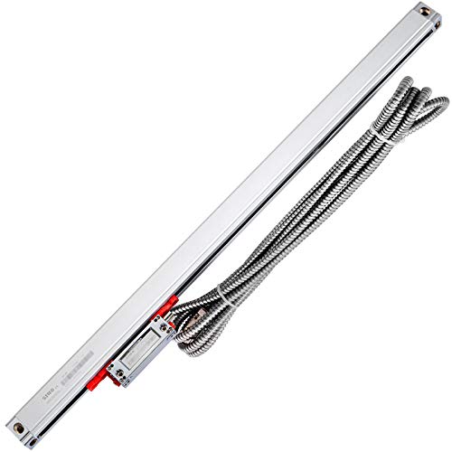 VEVOR Precision Linear Scale 420MM Length Linear Glass Scale 5Î¼m Resolution Digital Readout Linear Scale TTL Input Signal High Accuracy Linear Scale for Mill Milling Lathe Machine with Accessories
