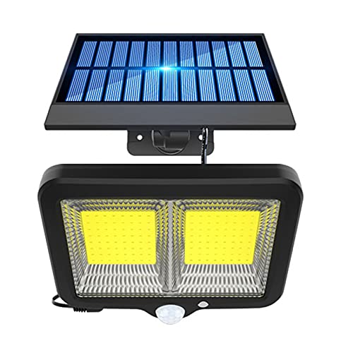 Lampe de sécurité solaire IP65 avec détecteur de mouvement pour cour