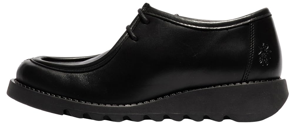 Fly London Women's SLUK134FLY Moccasin, Black, 8 UK