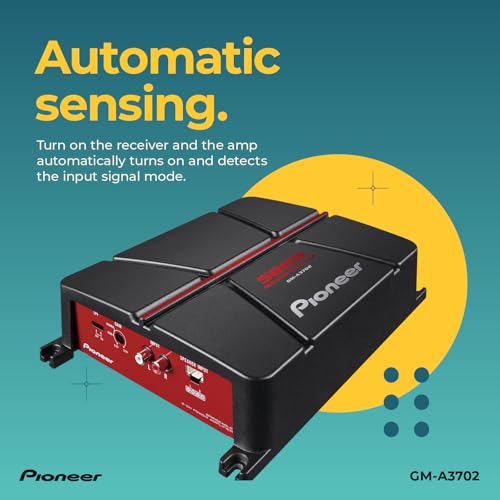 Pioneer GM-A3702 2-Channel Class A/B Car Amplifier thumb #4