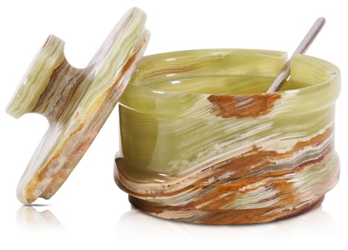 Radicaln Marble Salt Cellar with Lid 3.5