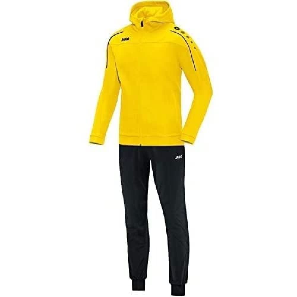 JAKO - Survêtement Classico En Polyester Avec Capuche, Mixte Enfant, Citroën, 164