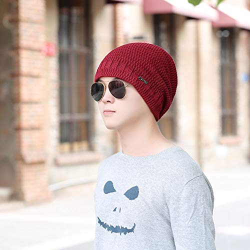 Bonnet tricoté hommes doublé polaire pour garder la tête au chaud avec style