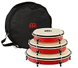 Meinl Percussion PL-SET Plenera Set, 3-teilig ( 20,32 cm (8 Zoll) Quinto, 25,4 cm (10 Zoll) Seguidor, 30,48 cm (12 Zoll) Tumbador), inkl. Nylontasche