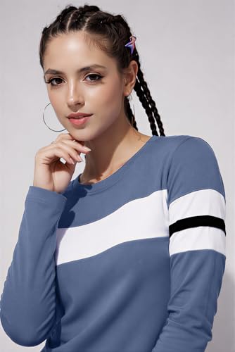 Image of THE DRY STATE Women Cotton Half Sleeve Round Neck Tshirt
