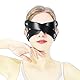 SUPKTHDY BDSM Maske Gekreuzte Augenmaske PU Leder Augenbinde Augenmaske SM Fetisch Bondage Maske Erotik Halbgesichts Maske für Paare Cosplay Maske Fesseln Sexspielzeug