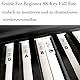 Abnehmbare Klaviertastatur-Notenetiketten Piano Notes Guide For Beginner 88-Key Full Size Piano Keyboard Note Labels For Learning