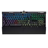 Corsair K70 RGB MK.2 Mechanical Gaming Keyboard - USB Passthrough &amp; Media Controls - Linear &amp; Quiet - Cherry MX Red - RGB LED Backlit (CH-9109010-NA)