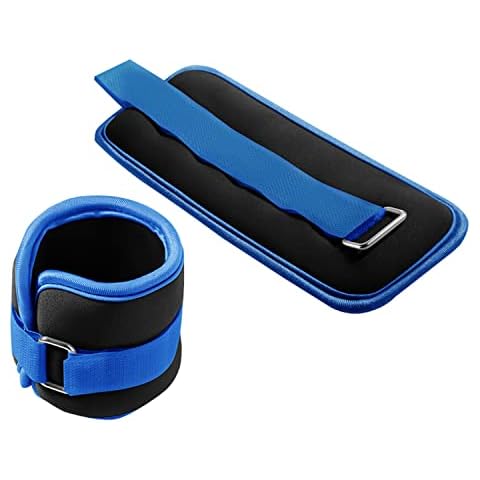 Aoligei Gewichtsmanschetten, Gewicht Manschette für Hand und Fußgelenke 2 x 0.25kg/0.5kg/0.75kg Handgelenk Bandagen Cover
